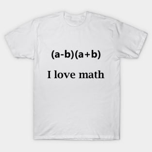 I love math T-Shirt